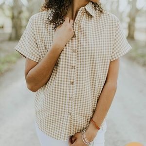 ROOLEE Gingham Top